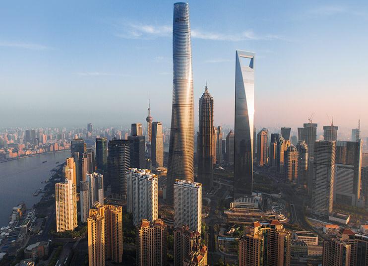 Shanghai Tower ha cambiato lo skyline della città
