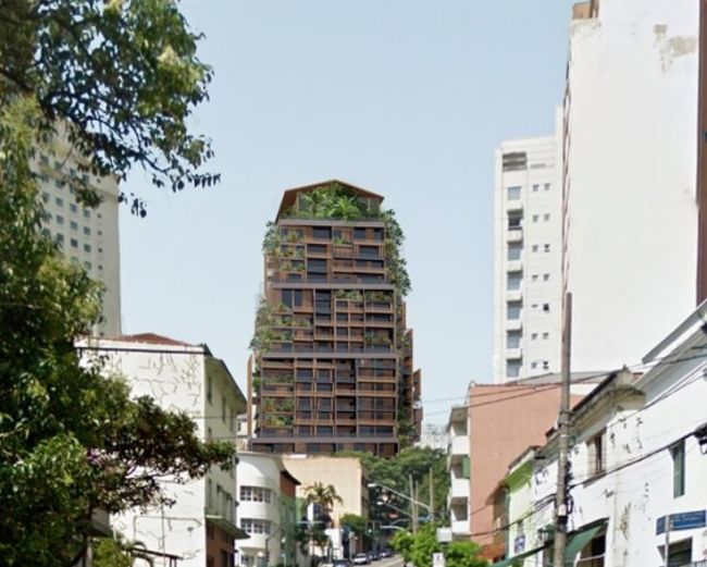 La torre Rosewood Tower in costruzione a San Paolo