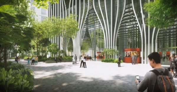 Gli studi Bjarke Ingels e Carlo Ratti firmano il nuovo grattacielo green di Singapore