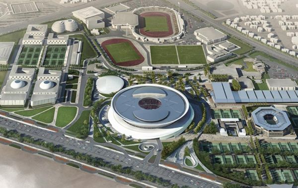Masterplan Khalifa Tennis Complex di Doha