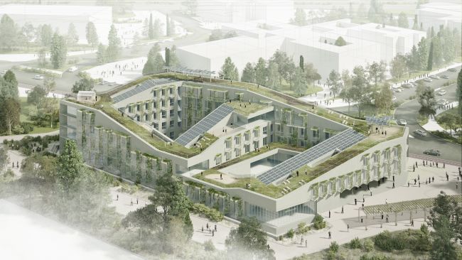 Reinventing cities Madrid: Lo studentato Campus for Living Cities a Vallecas