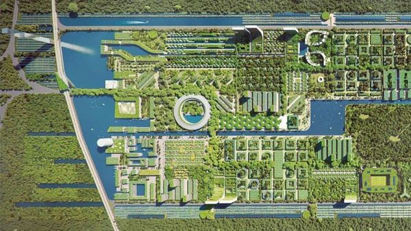 Masterplan del progetto Forest City in Messico di Stefano Boeri