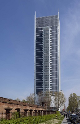 Il grattacielo sede di Banca Intesa
