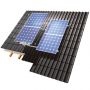 Sistema di montaggio TRIC A per posa di moduli fotovoltaici su coperture inclinate