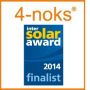 4-noks premiata a Intersolar per il fotovoltaico