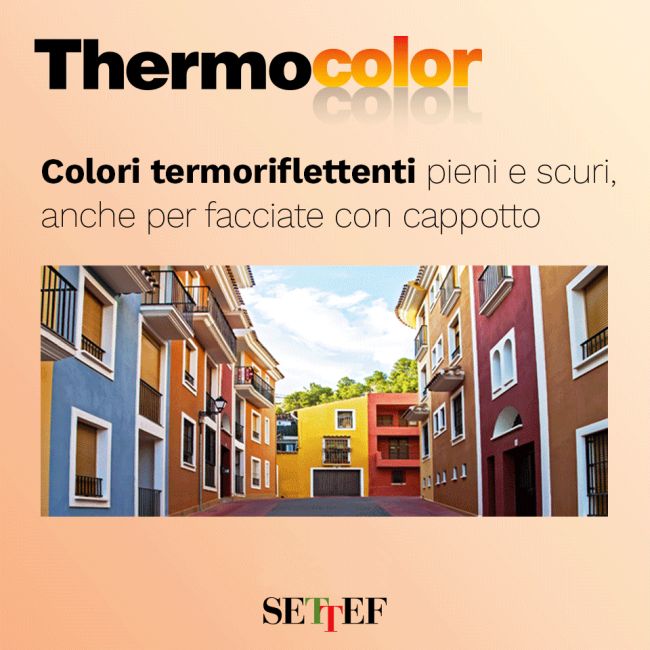 Colori termoriflettenti che evitano il surriscaldamento delle facciate con cappotto termico 1