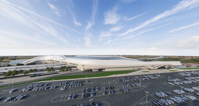 La grande architettura ferroviaria di Afragola, sostenibile e sinuosa 1