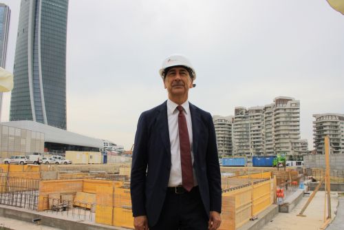 Il Sindaco Sala all'inaugurazione del cantiere