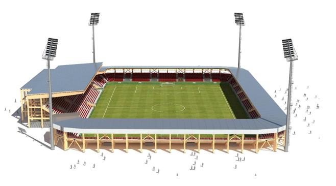 Lo stadio del futuro? in legno ed ecosostenibile 1