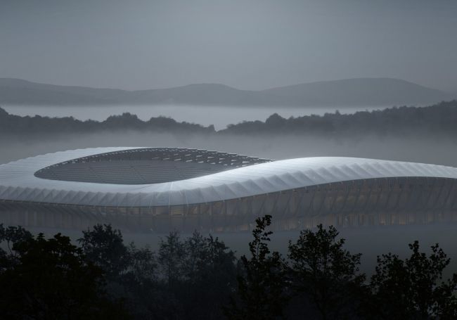 Eco Park Stadium: lo stadio interamente in legno di Zaha Hadid Architects 1