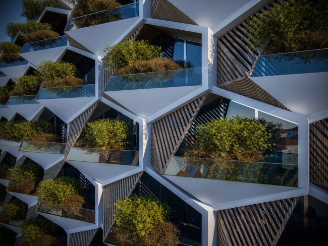 Ogni modulo abitativo di urban rural avrà un giardino coltivabile.