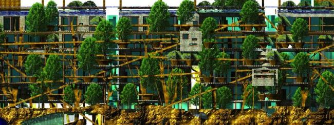 Sono 150 gli alberi che personalizzano il condominio 25 green di Torino