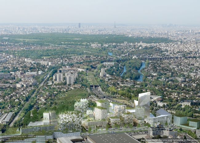 L'area di Parigi in via di riqualificazione Balcon sur Paris