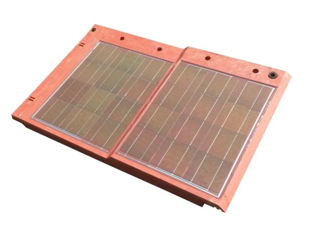 Copertura fotovoltaica Solarteg senza cavi