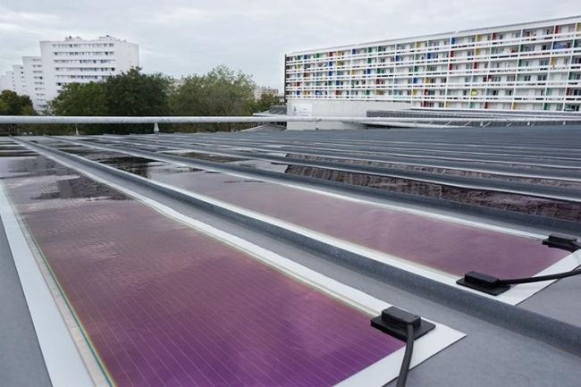 Realizzato in Francia il più grande tetto fotovoltaico organico