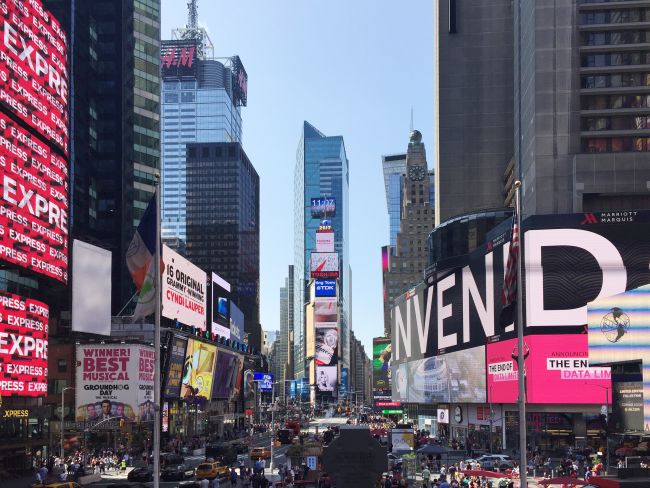 L'area di Times Square a New York