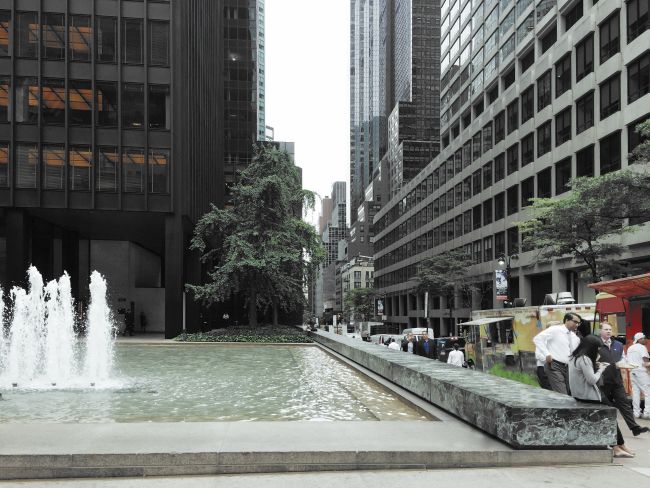 Park Avenue a New York, spazio pubblico progettato da Mies Van Der Rohe 