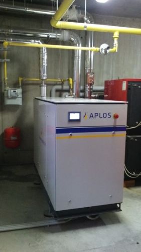 Microcogeneratore Aplos 20 installato in un vivaio in provincia di Bergamo