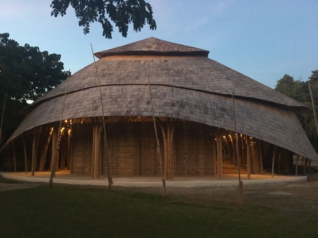 Centro Panyaden International School tutto in bambù