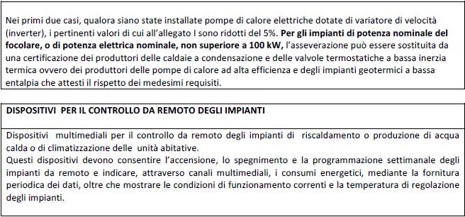 Ecobonus sostituzione impianti di climatizzazione invernale