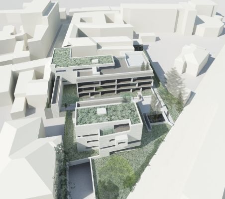 Rendering progetto Via Roma a Gallarate di Alvaro Siza Architetto