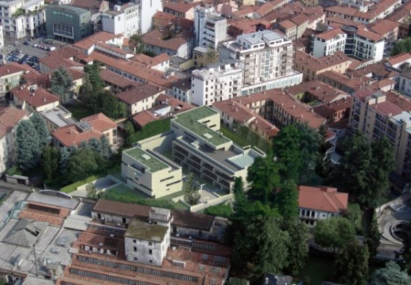 Rendering provetto di via Roma a Gallarate firmato da Alvaro Siza Architetto