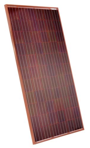 Moduli fotovoltaici color rosso coppo dell’azienda Azimut Red