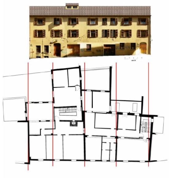 Riconversione di un Edificio privato nel pieno centro storico di Bologna 