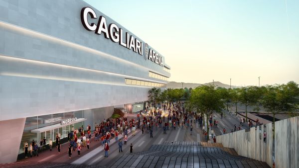 Facile accesso per il nuovo stadio del Cagliari di Progetto CMR