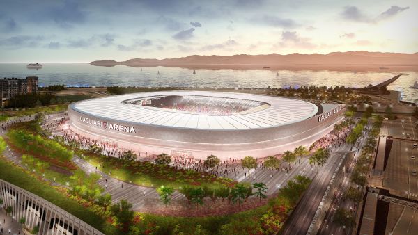 Il nuovo stadio del Cagliari di Progetto CMR