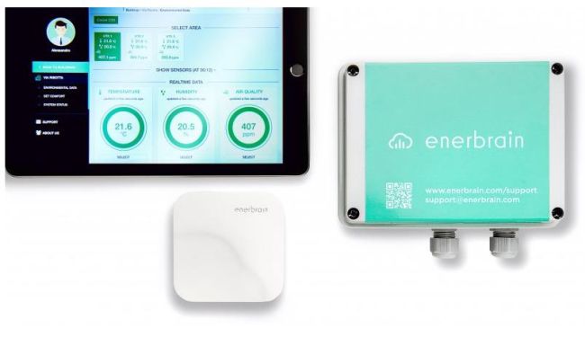 Enerbrain: sensore, attuatore e interfaccia di sistema