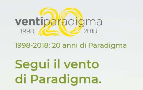 Paradigma festeggia 20 anni di attività