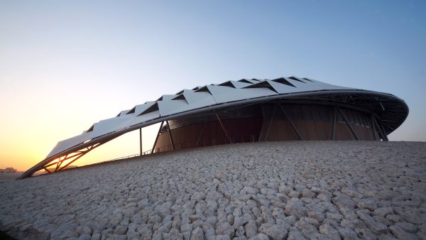 Stadio calcio Qatar ad alta efficienza energetica