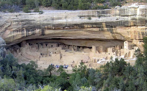 Cliff Palace, un insediamento roccioso nel Colorado protetto dalla roccia