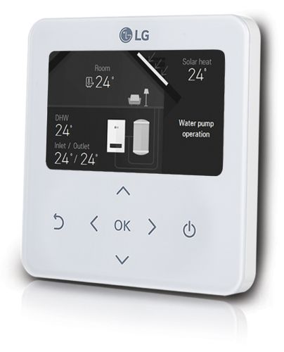 Pompa di calore Therma V di LG dotata di nuovo comando a filo RS3 intuitivo