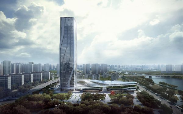 La porta di Zhangjiang, un ponte tra natura e architettura