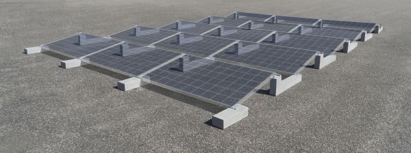 Sistema Connect Sun Ballast per l'installazione di impianti fotovoltaici su coperture piane