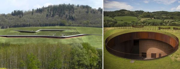 Cantina Antinori, Bargino (Firenze). Progetto di Archea Associati