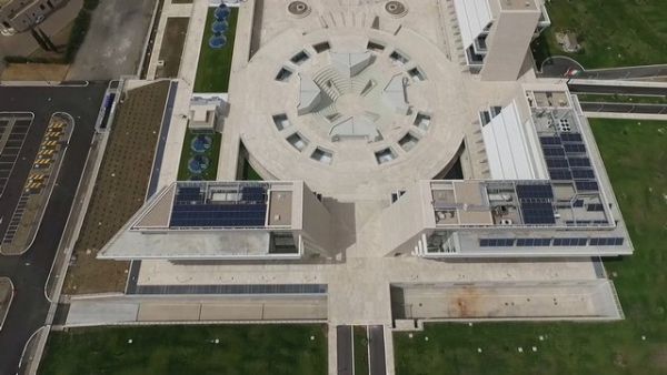 Vista dall'alto del Progetto dell'Università Roma Tor Vergata