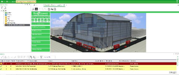 Innovativa per EcoStruxure Building la gestione degli edifici.