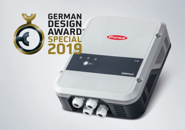 German Design Award 2019 per Fronius Ohmpilot