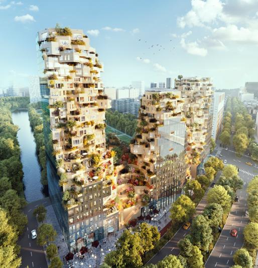 Progetto  Valley nel quartiere commerciale di Amsterdam 