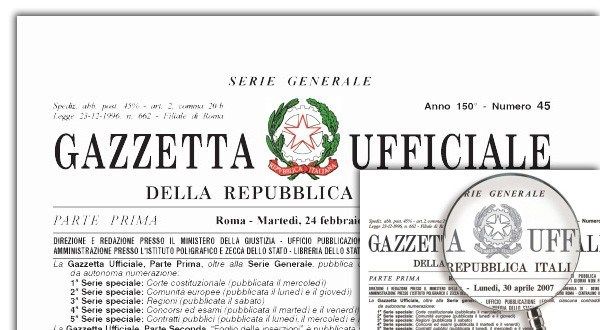 Legge bilancio 2019 Pubblicata in Gazzetta Ufficiale
