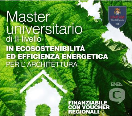 A Camerino un Master in Ecosostenibilità ed efficienza energetica per l’architettura