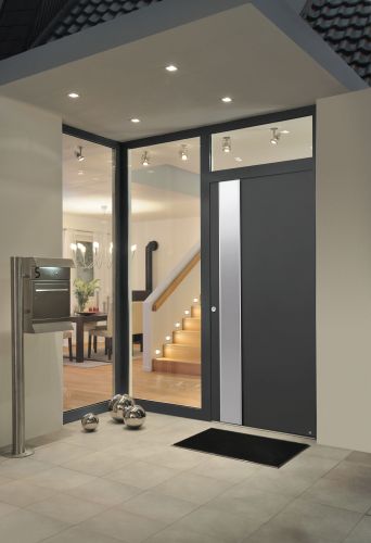 La porta di ingresso ThermoSafe di Hormann ad alto isolamento termico