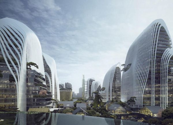 Nanjing Zendai Himalayas Center: il progetto urbano che richiama la montagna