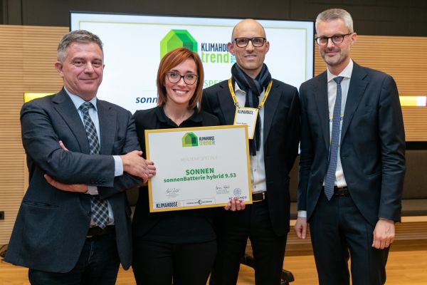 sonnenBatterie hybrid 9.53 premiata a Klimahouse trend 2019