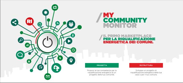 Risparmio energetico: mycommunity monitor, innovativa piattaforma che mette in contatto tutti gli attori