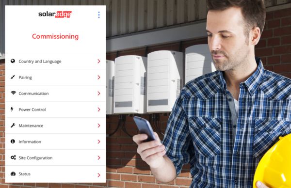 Solaredge SetApp: applicazione per configurare l’inverter 