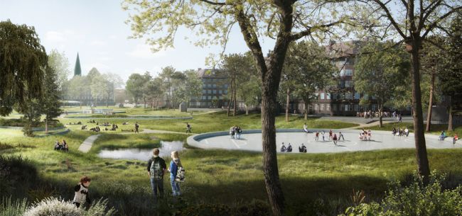 Progetto di riqualificazione sostenibile del quartiere di Nørrebro in Danimarca